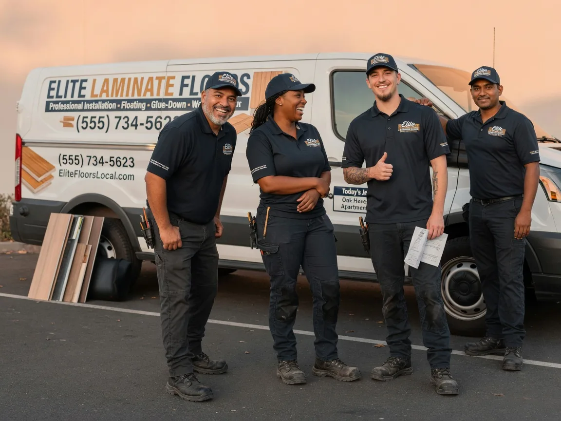 Laminate flooring installation company in Burlington, OK